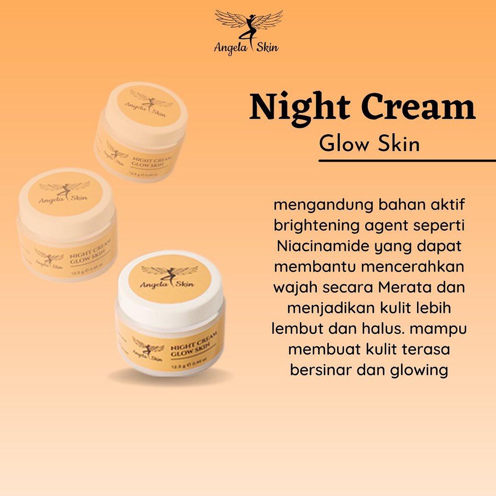NIGHT CREAM GLOW SKIN ANGELA SKIN