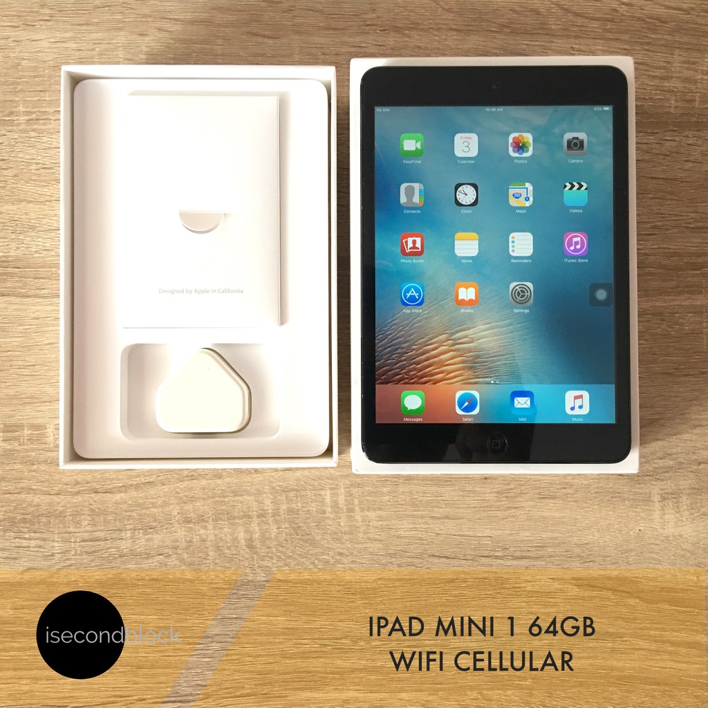 Ipad Mini 1 64GB CELL 4G LTE Second Fullset Mulus