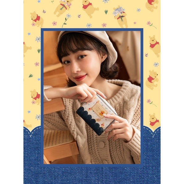 Dompet Winnie the Pooh skyblue x Disney