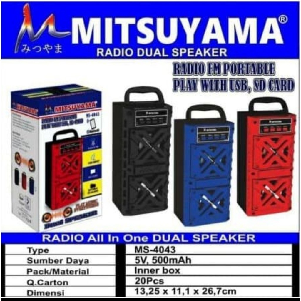 medan elektronik speaker mitsuyama speaker bluetooth