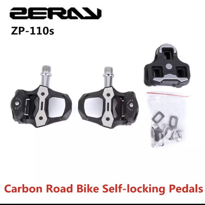 ZERAY pedal cleat Sepeda CARBON ZP-110 kompatible cleat look ceo 110S