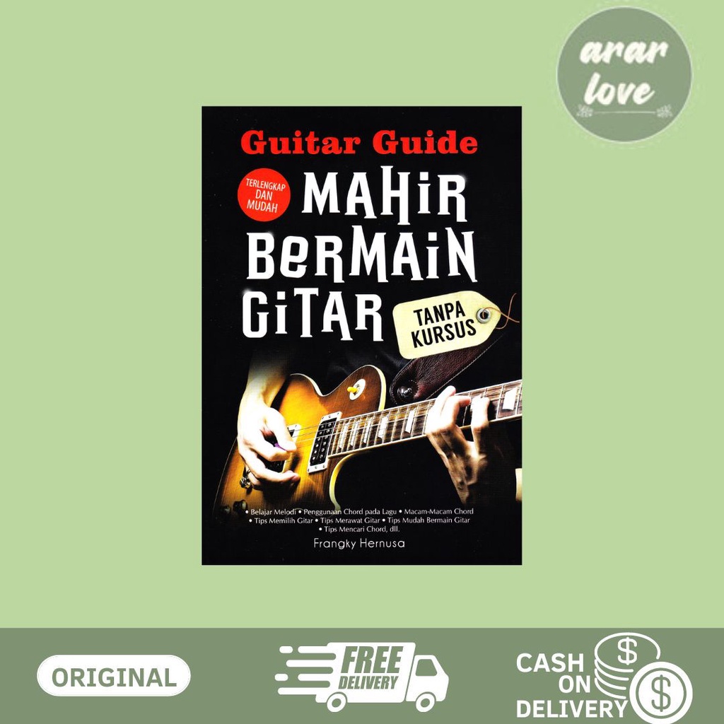 BUKU GUITAR GUIDE MAHIR BERMAIN GITAR TANPA KURSUS