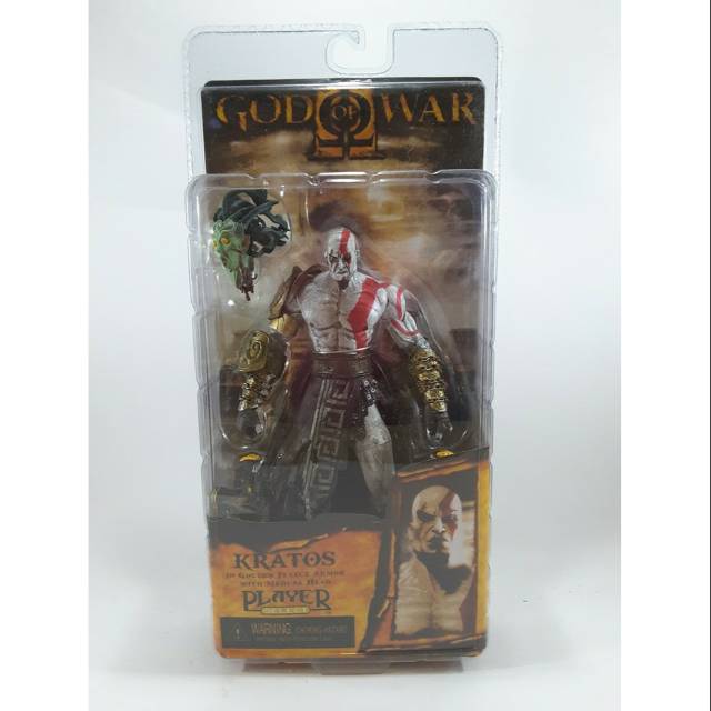 Neca kratos god of war with medusa head