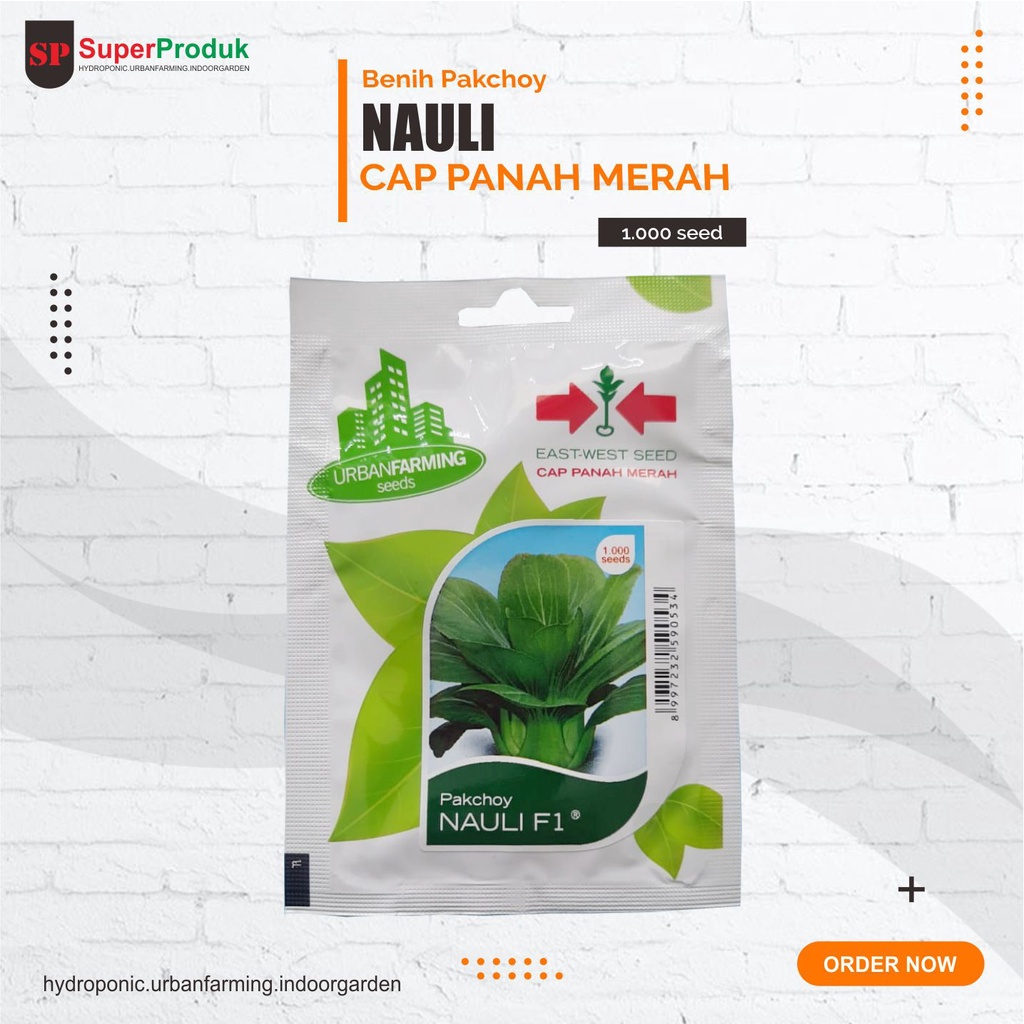 Benih Pakcoy Nauli Panah Merah kemasan Small pack