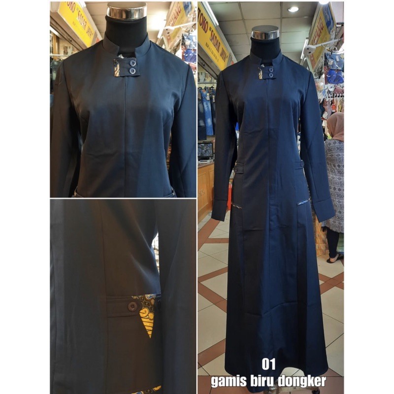 Seragam pemda pns dress gamis