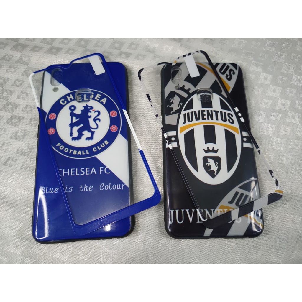 HARD CASE KARAKTER COWOK / KARAKTER BOLA + TEMPERED GLASS OPPO A3S