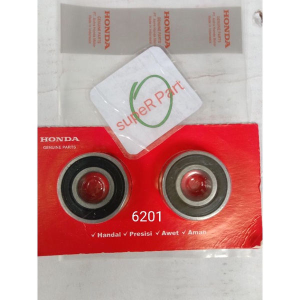 bearing roda depan beat (tahun 2008 - 2020) bearing 6201 original