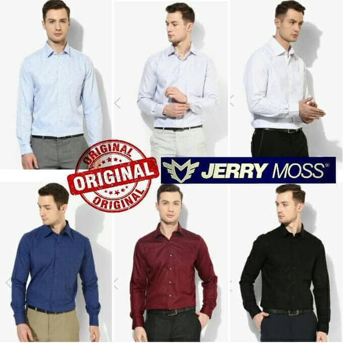 Kekinian Kemeja Kerja Formal Original Jerry Moss