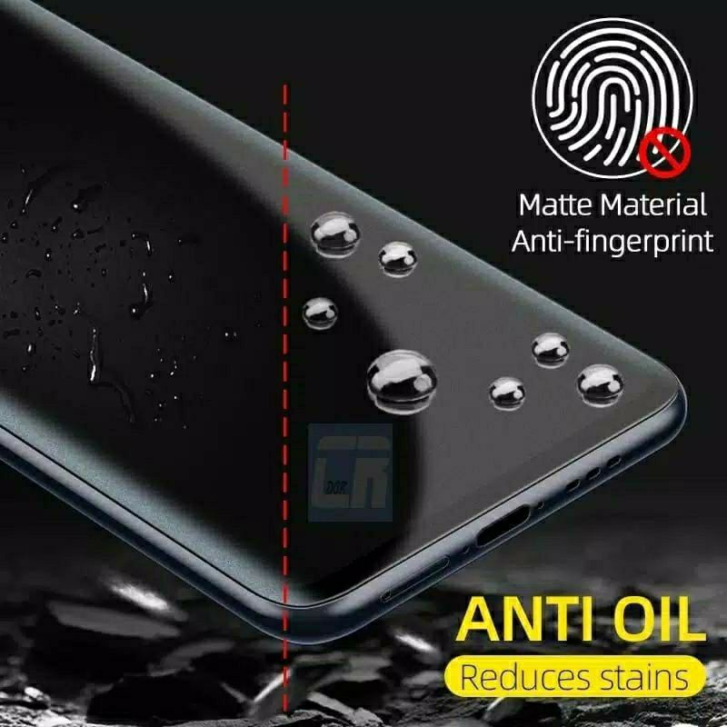 Infinix Note 7 7Lite 8 9 10 10pro Anti Gores Hydrogel Matte Glare Anti minyak Plastik Jelly Lentur