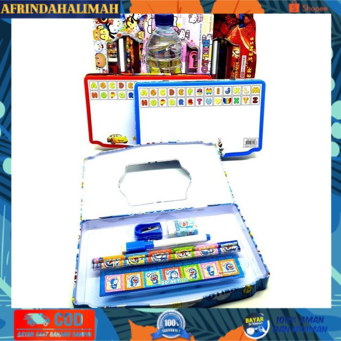 

[TERBARU] FOS KOTAK PENSIL JUMBO SET TEMPAT ALAT TULIS SEKOLAH BARU