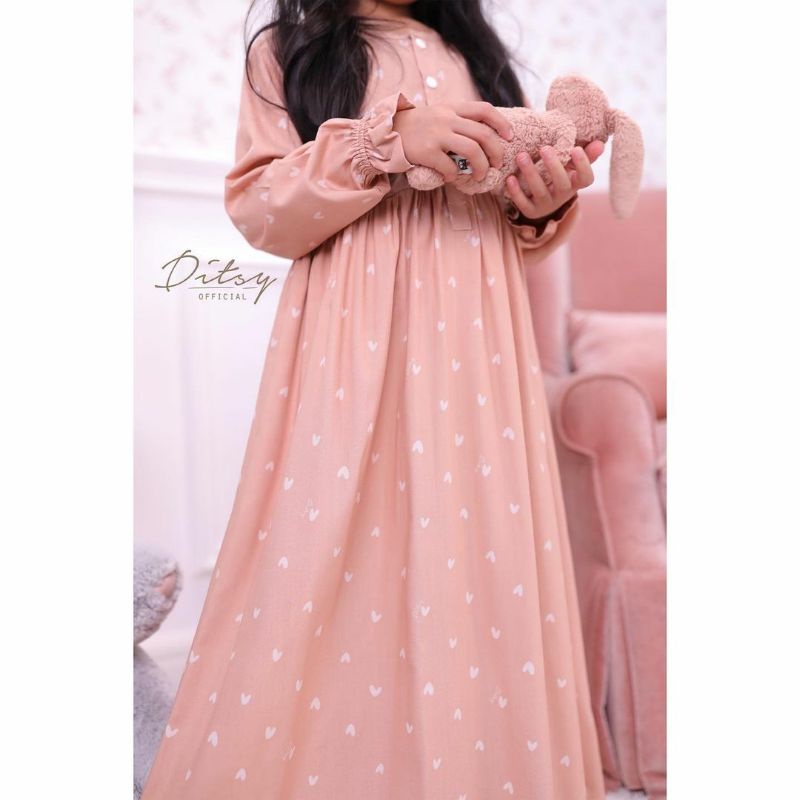 Ditsy Juli Little amore peach size 3