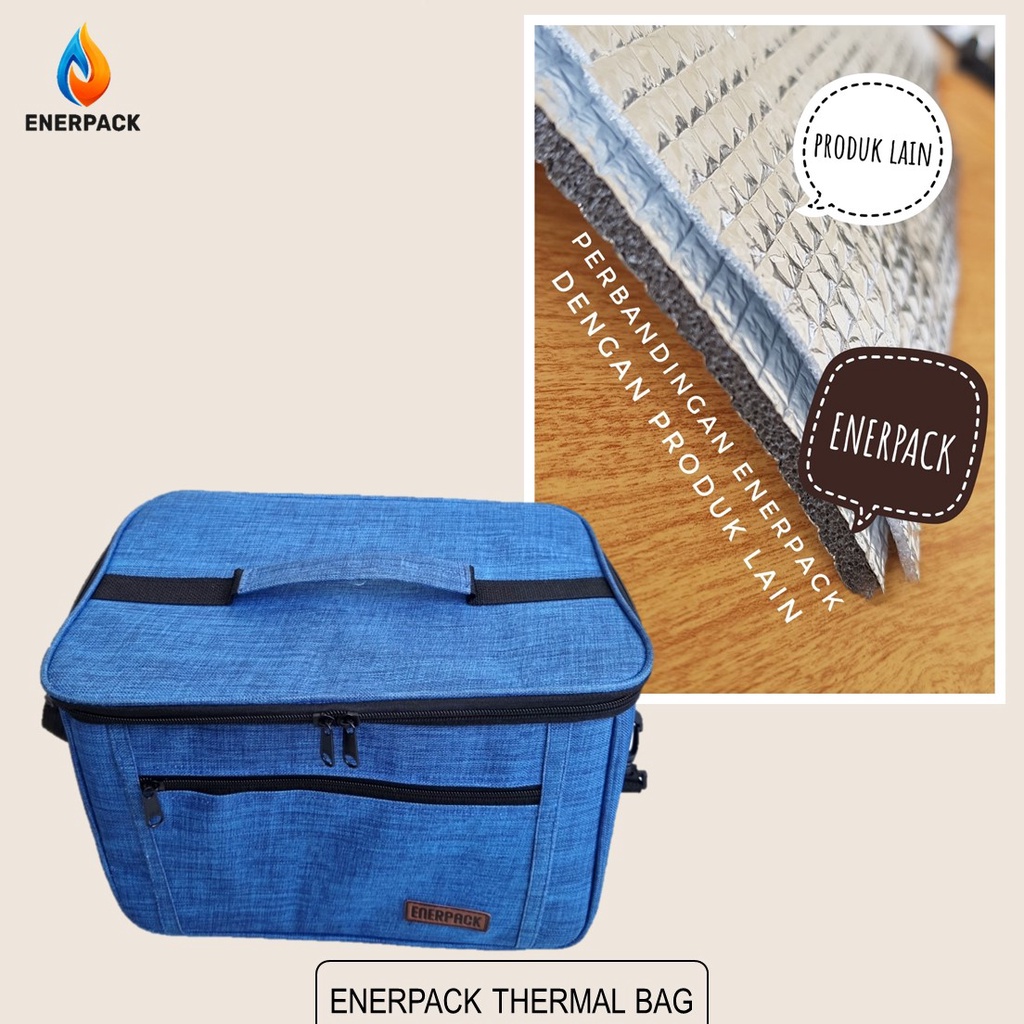 ENERPACK Tas Bekal Makanan Piknik Tahan Panas Dingin EP-T