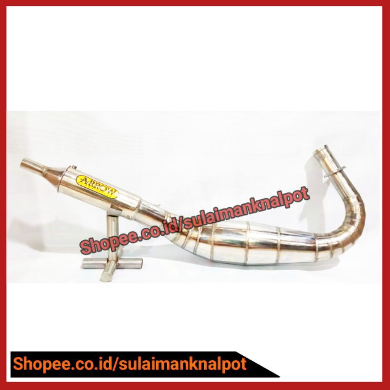arrow knalpot RX king kolong Telo kompetisi croom garing