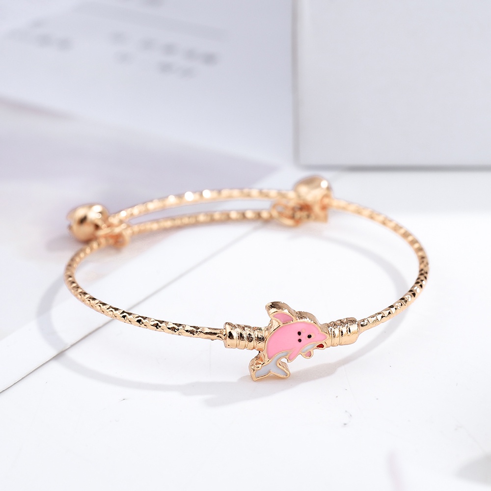 ✅COD Set perhiasan anak Kalung titanium rose gold gelang cincin anting titanium asesoris wanita murah D438