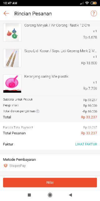 Corong Minyak / Air Corong Plastik 12 Cm