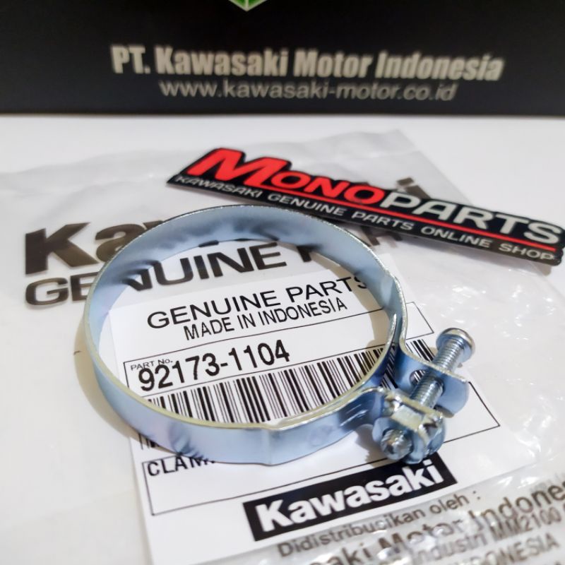 Klem Clamp Kecil Karet Filter Udara Box Filter Ninja RR New Old Original Kawasaki