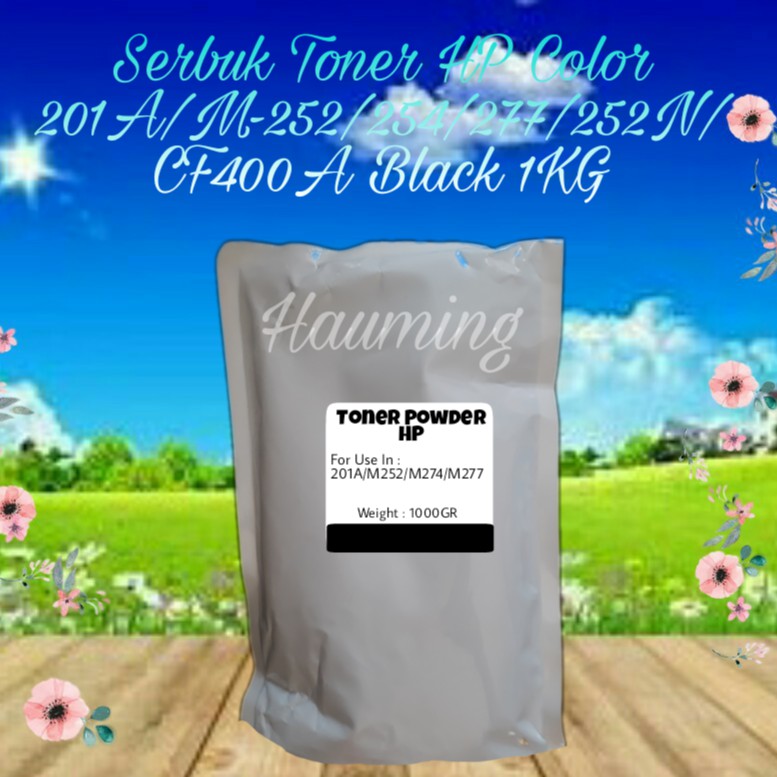 Serbuk Toner HP 201A M252 M274 M277 M252n M252dw M274n M277n M277dw CF400A Black 1kg