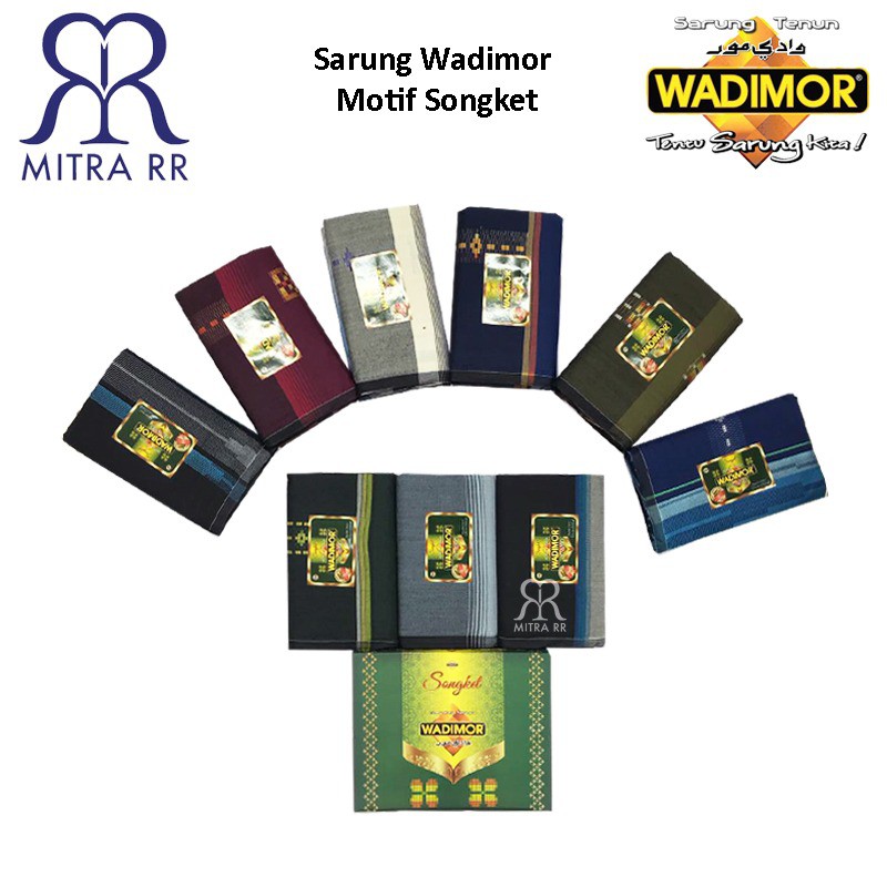 Sarung Tenun WADIMOR motif SONGKET Sarung Dewasa Grosir / Ecer Murah