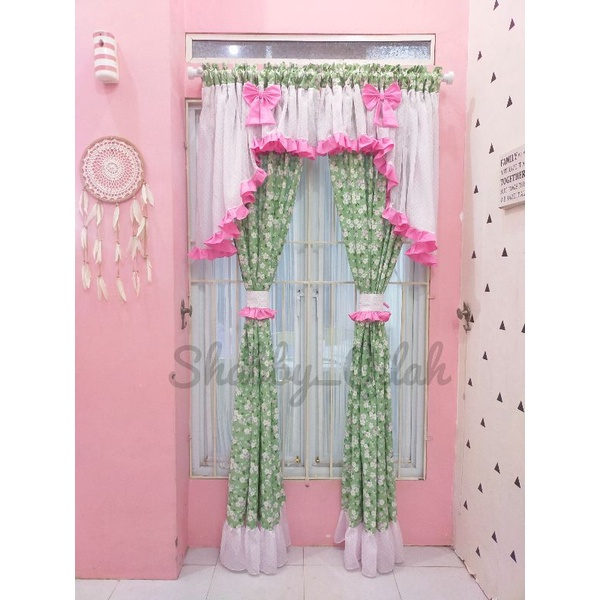 Jual Gorden Rample Renda Shabby Murah Indonesia Shopee Indonesia