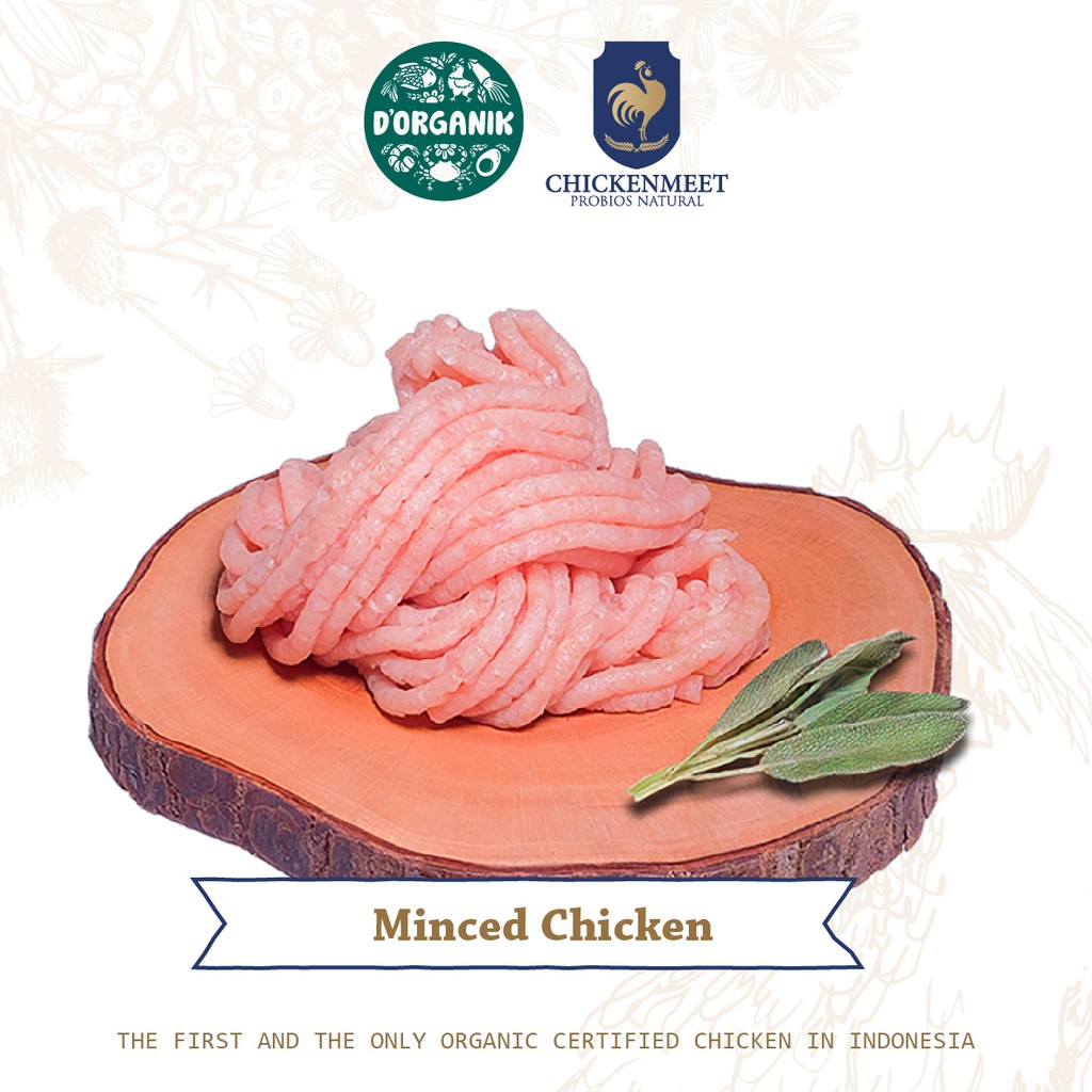 

ORGANIC CHICKEN - MINCED CHICKEN 500 GR (AYAM ORGANIK - DAGING CINCANG)