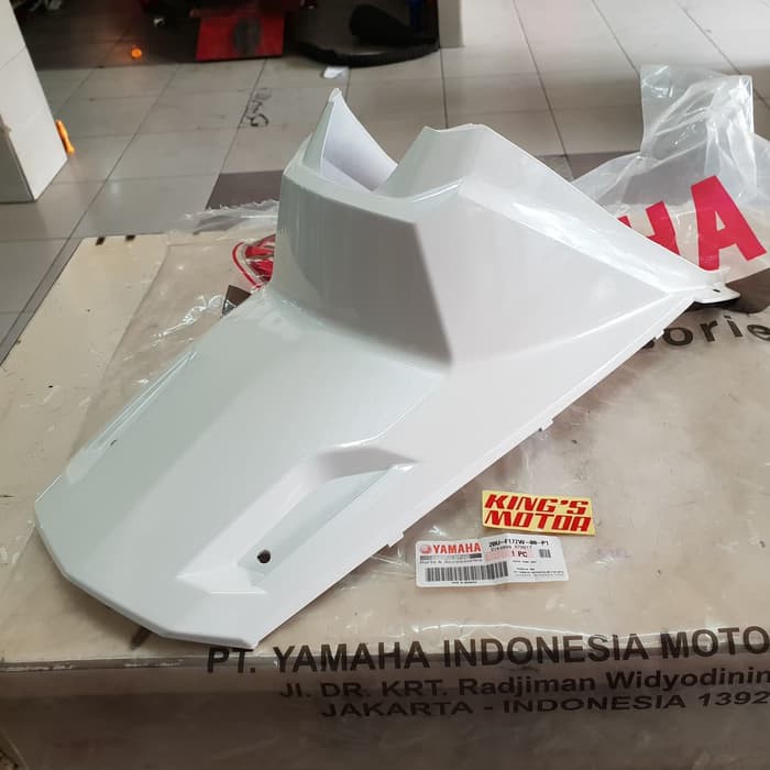 COVER TUTUP MESIN, BAWAH JOK XRIDE, X RIDE PUTIH ASLI YAMAHA