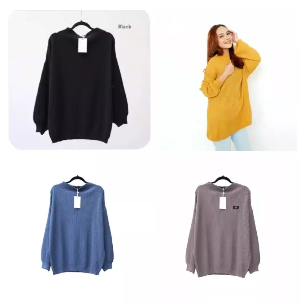 BAYONETA SWEATER - SWEATER  TURTLENECK - SWEATER OVERSIZE