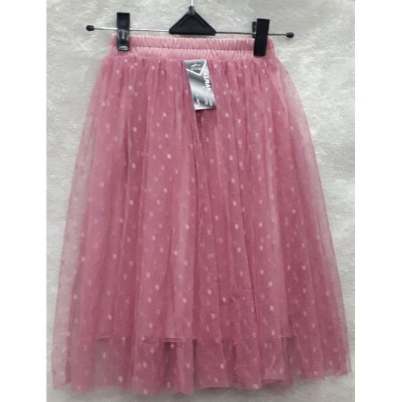 rok tutu anak polkadot