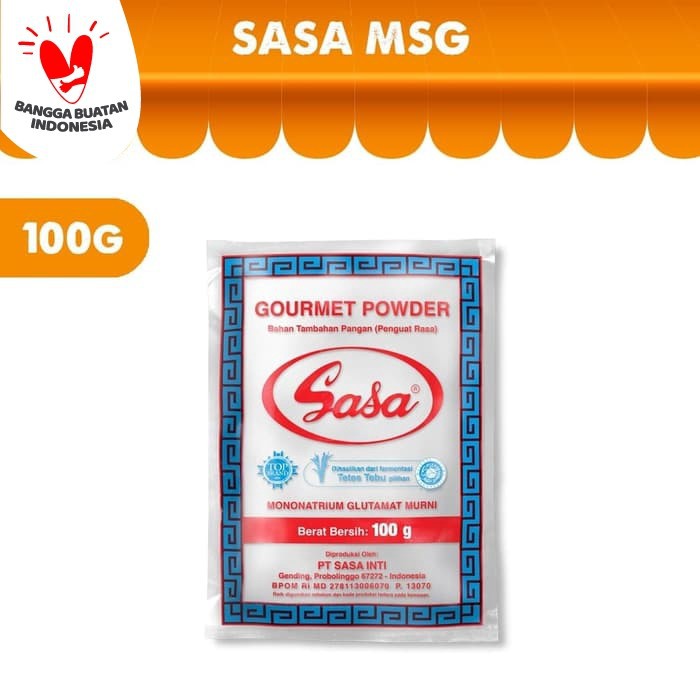 

Penyedap Rasa Sasa 100gr/ Penguat Rasa/Sasa MSG/ Sasa MNG /Micin / Pecin/ Vetsin sasa 100gr