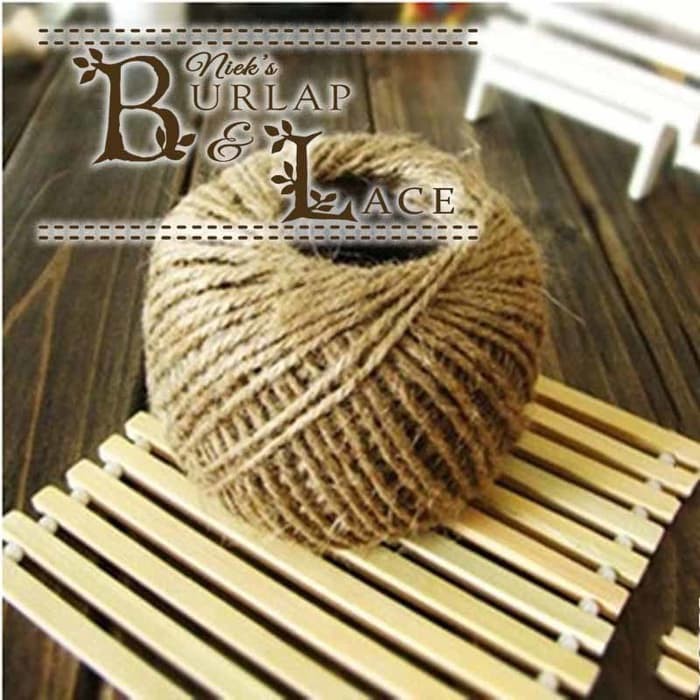 

Grosir Tali goni Burlap jute rope twine 30meter/roll-2mm Bagus