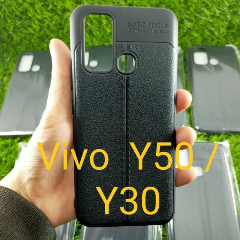 AUTO FOCUS VIVO Y30/Y30I CASING HP VIVO Y30I/Y30 LEATHER CASE HP VIVO Y30 SOFTCASE HP VIVO Y30 SILIK