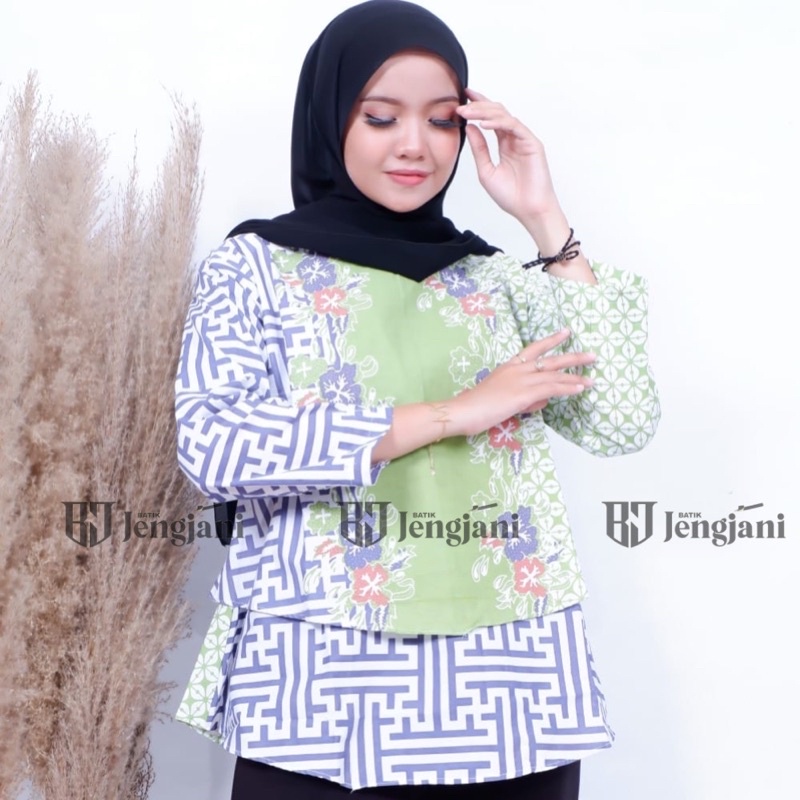 Blouse Kinanthi | Blus Batik Pastel