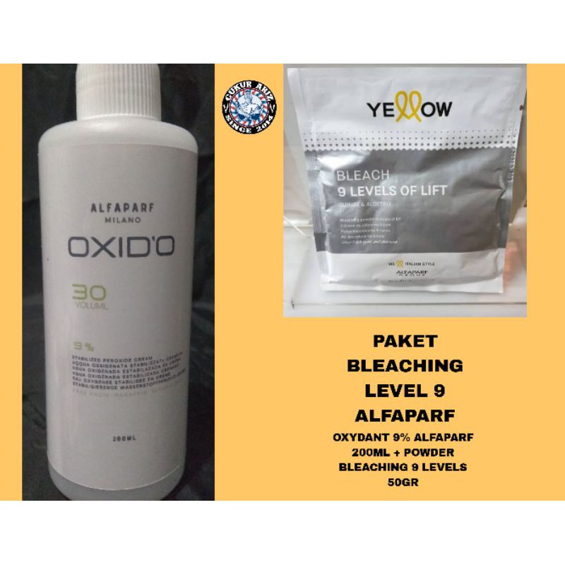 Paket bleaching level 9 Alfaparf