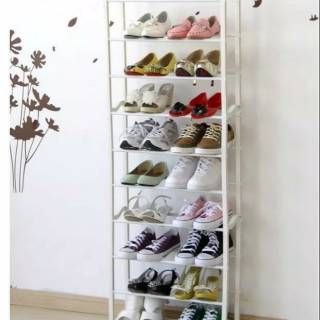 Portable Amazing Shoe Rack Rak Sepatu 10 Susun Shopee Indonesia