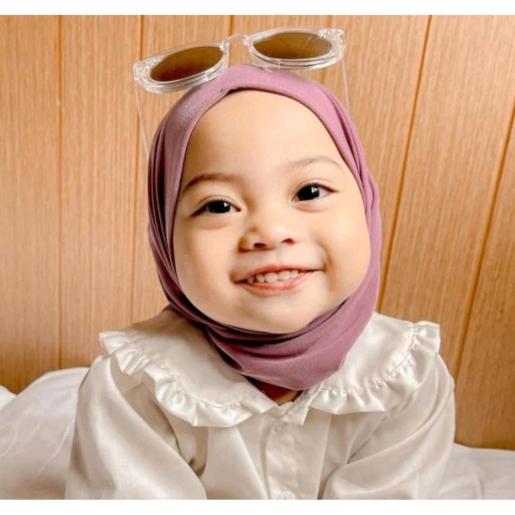 Hijab Segitiga Instan Anak (0-4th) Spandex Jersey Premium I CAMILA I Pashmina Instan Anak