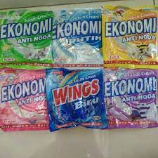 Sabun Cream Ekonomi Wings Biru sabun colek 350k