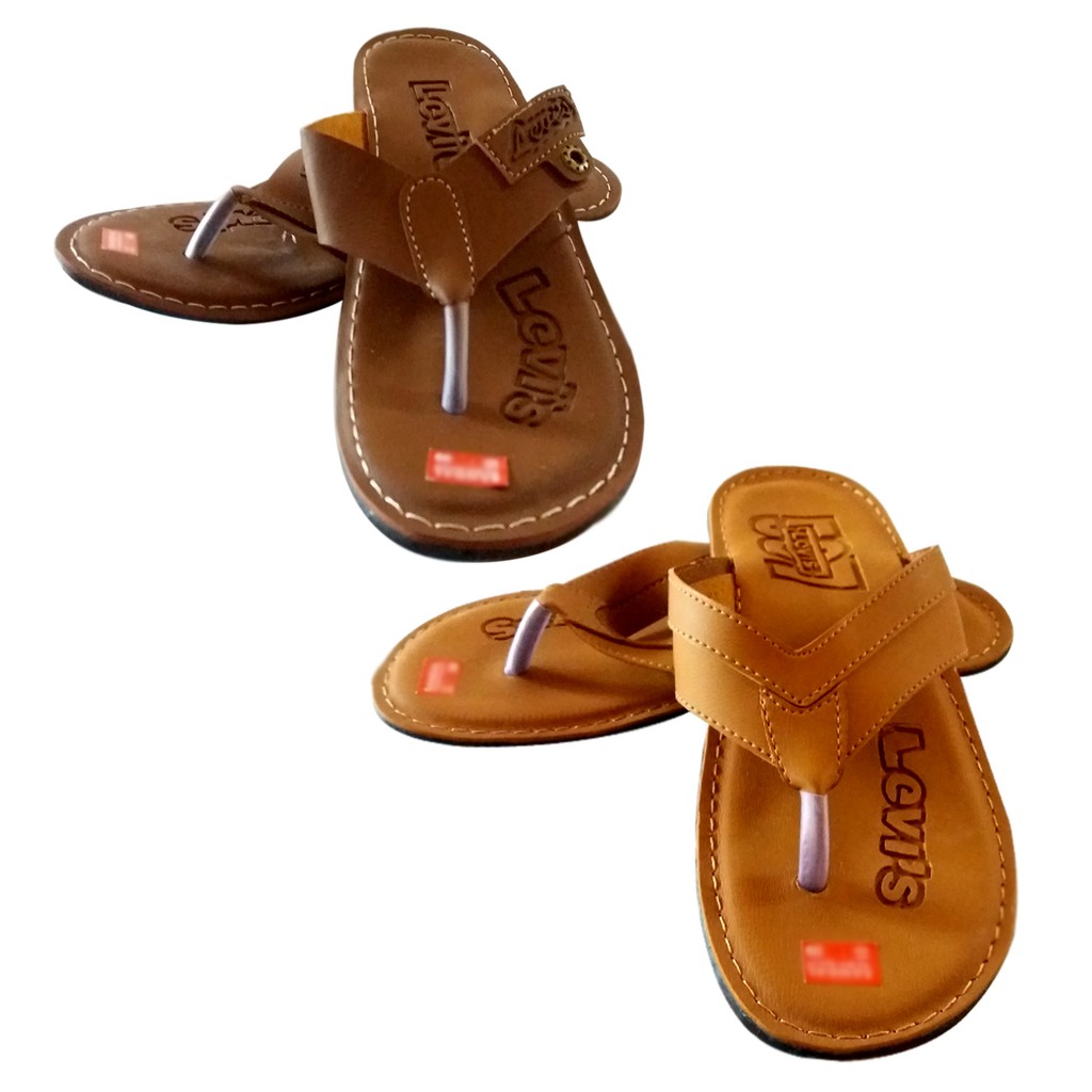 Sandal Pria levis  Sandal Kulit Sintetic Murah Best Quality