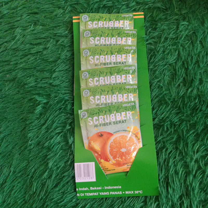 

SCRUBBER RASA JERUK isi 6 sachet