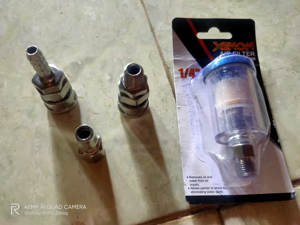 Coupler Sambungan Nepel Kompresor Spraygun Pm20 Pf20 Sh20 Sm20