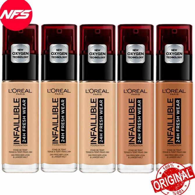 Jual Loreal Infallible 24H Stay Fresh Wear Liquid Foundation-Original