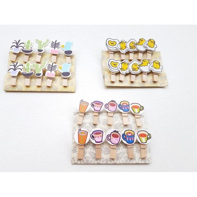 

۞ Penjepit Foto Kayu/ Wooden clip Motif Karakter Kartun ❋
