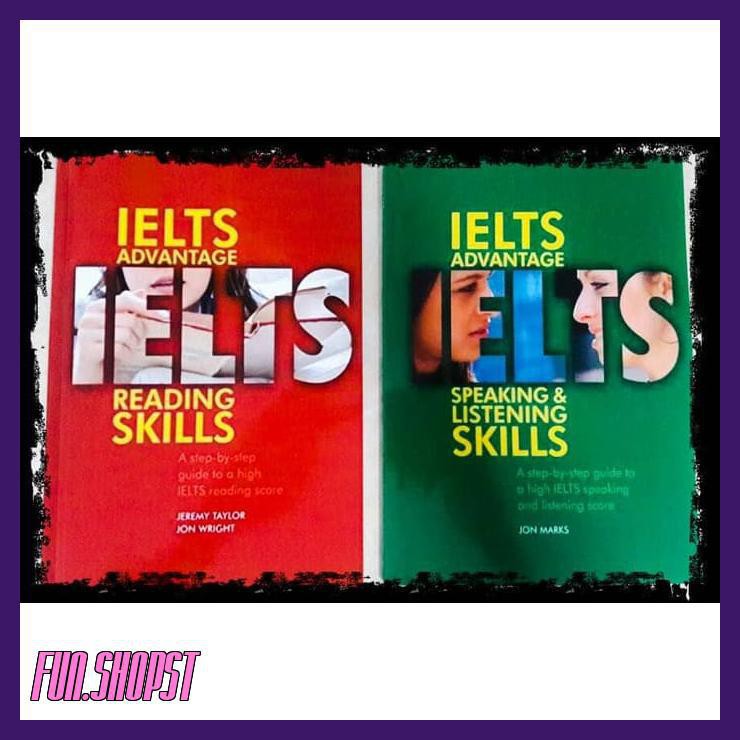 IELTS ADVANTAGE READING AND SPEAKING & LISTENING SKILLS + CD (2 BUKU)