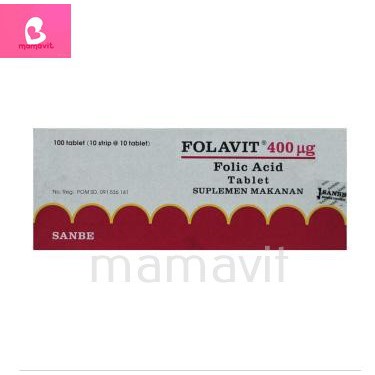 FOLAVIT  /vitamin kehamilan/ program hamil/ kesuburan