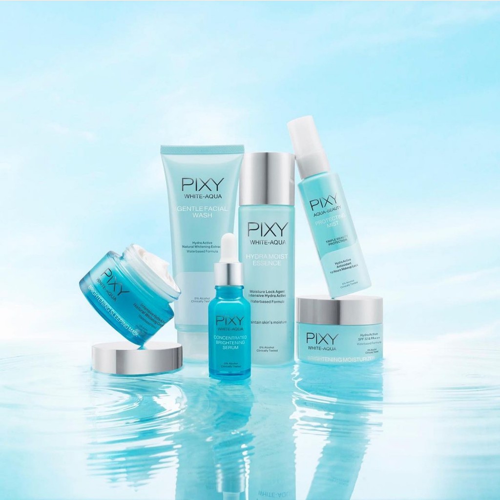 Pixy White Aqua Series | Facial Wash Serum Essence