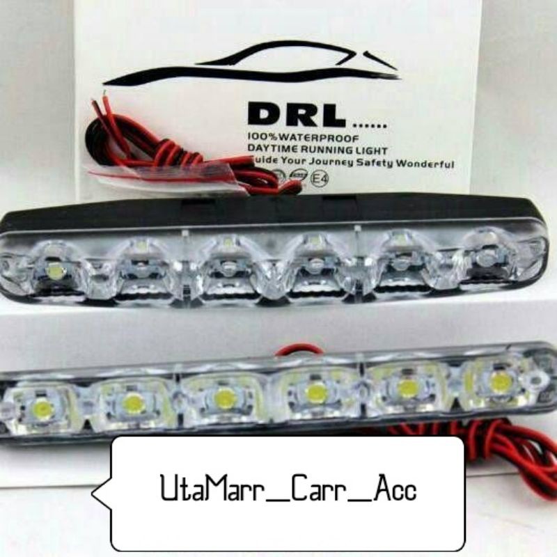 LED LAMPU Mobil DRL + SEIN RUNNING Universal