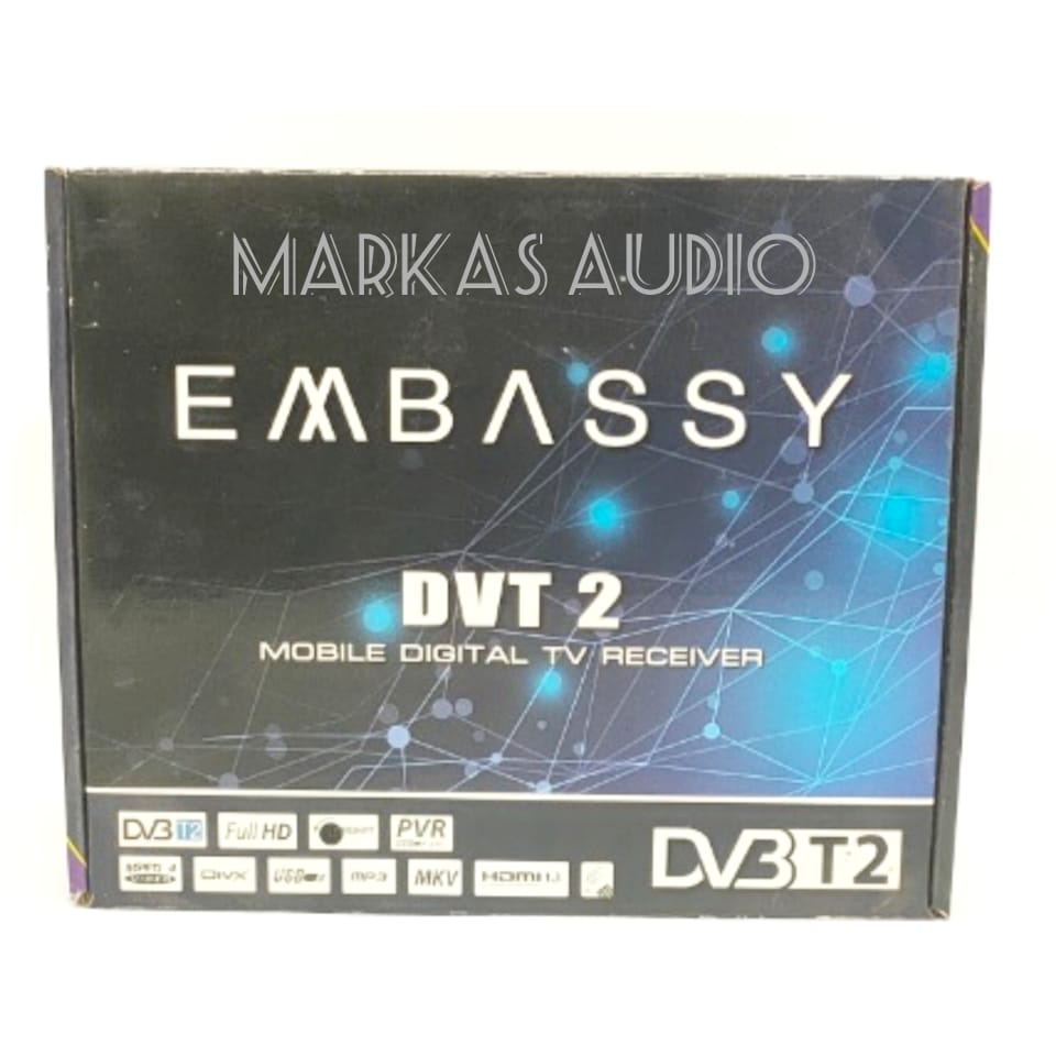 Tv tuner digital embassy dvt-2//Receiver Tv Set Top Box Embassy DVT 2
