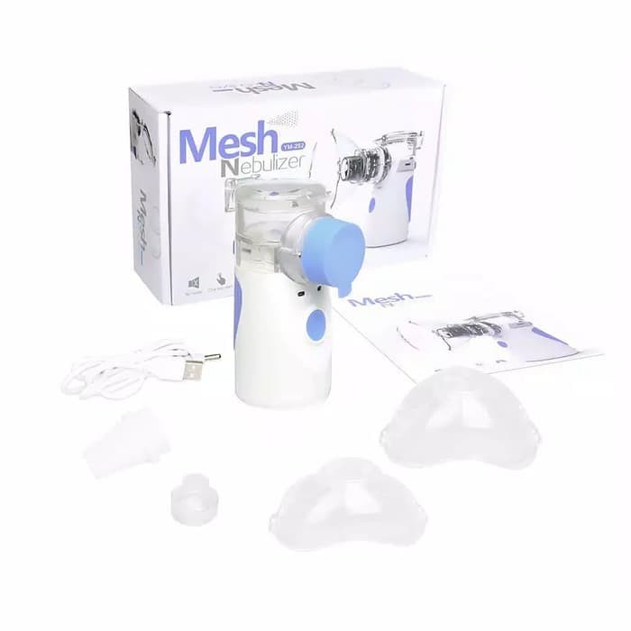 Portable Mesh Nebulizer Alat Uap Bantu Pernafasan Asma Inhalasi YM-252