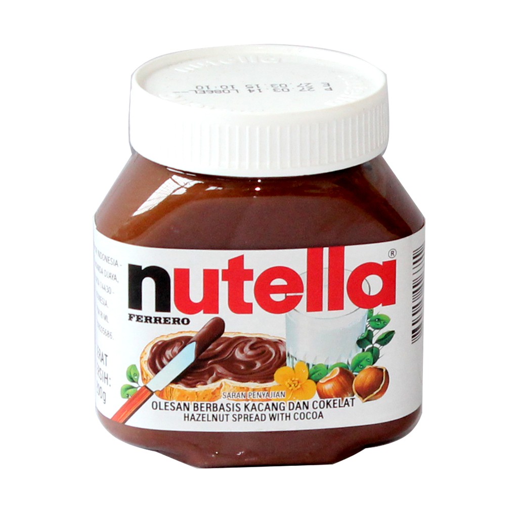 Nutella Jam Spread Kecil Hazelnut Selai Coklat 200g Shopee Indonesia