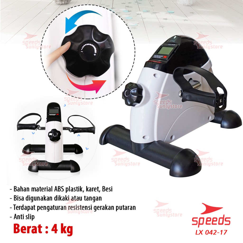 Sepeda Statis Terapi Sepeda Statis Mini Alat Terapi Kesehatan Kaki Tangan Stroke 04217
