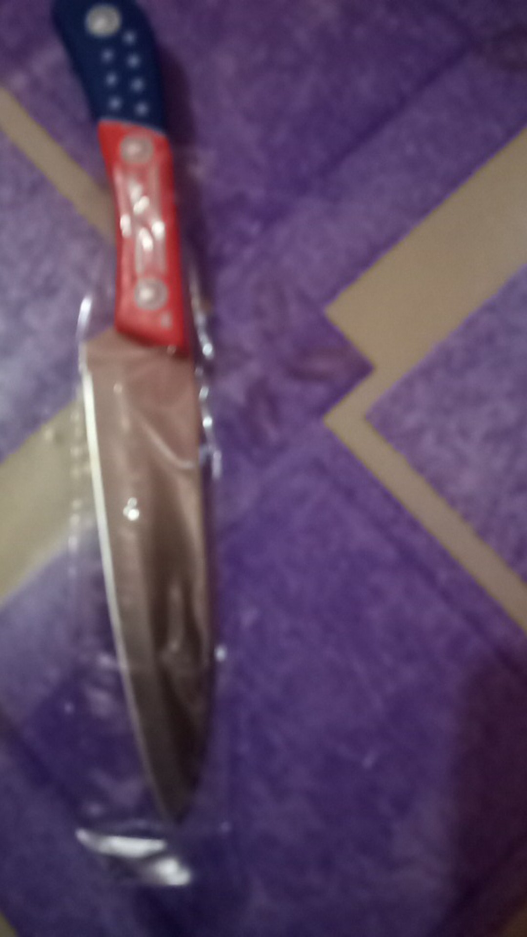 Pisau Dapur Kupas Buah Motif Usa Amrik - Fruit Knife