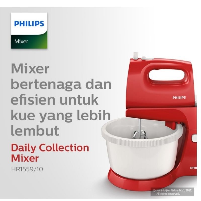 Mixer mangkok,stand mixer ,Mixer Philip HR 1559 original